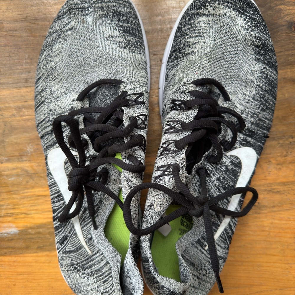 Nike Black and White Knit Sneakers